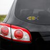 Christian Fish Promise Reflective Decal image 2