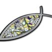 Christian Fish Lily Reflective Decal image 5