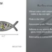 Christian Fish Lily Reflective Decal image 4