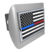 First Responders Flag Brushed Hitch Cover image 1