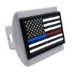 First Responders Brushed Chrome Hitch Cover image 1