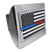 First Responders Flag Chrome Hitch Cover image 1