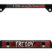 Freddy Black Open Corners License Plate Frame image 1