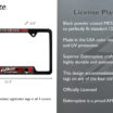 Nightmare on Elm Street Open License Plate Frame image 4