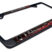 Freddy Black Metal Standard Size License Plate Frame image 4