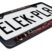 Freddy Black Metal Standard Size License Plate Frame image 3