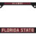 Florida State Alumni Black 3D License Plate Frame image 1