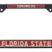 Florida State Seminoles Black License Plate Frame image 1
