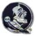 Florida State Seminole Silver 3D Reflective Decal image 1