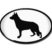 German Shepard 3D Decal 2-Pack image 5