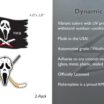 Ghost Face Crossbones Decal 2-Pack image 3