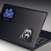 Ghost Face Neon Decal 2-Pack image 6