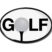 Male Golfer 3D Decals 3-pack image 7