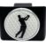 Golf Ball Swing Black Hitch Cover image 3