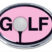 Golf Pink Chrome Emblem image 1