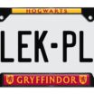 Harry Potter Gryffindor Black Open License Plate Frame image 1