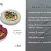 Gryffindor & Hogwarts 2-Pack Ceramic Coasters image 3