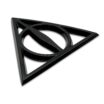 Deathly Hallows Black Metal Emblem image 5