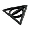 Deathly Hallows Black Metal Emblem image 7