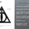 Deathly Hallows Black Metal Emblem image 3