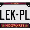 Harry Potter Alumni Black Open License Plate Frame image 1