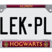 Harry Potter Alumni Chrome Open License Plate Frame image 1