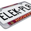Harry Potter Alumni Chrome Standard License Plate Frame image 5