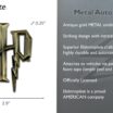 Harry Potter Hogwarts Antique Gold Emblem image 3