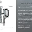 Harry Potter Hogwarts Chrome Metal Emblem image 3