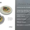 Hufflepuff & Hogwarts 2-Pack Ceramic Coasters image 3