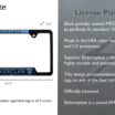 Harry Potter Ravenclaw Black Open License Plate Frame image 3