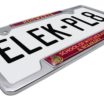 Harry Potter Hogwarts Chrome Open License Plate Frame image 5