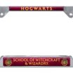 Harry Potter Hogwarts Chrome Open License Plate Frame image 4