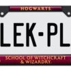 Harry Potter Hogwarts Black Standard License Plate Frame image 1