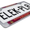 Harry Potter Hogwarts Chrome Standard License Plate Frame image 5
