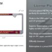 Harry Potter Hogwarts Chrome Standard License Plate Frame image 3