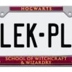 Harry Potter Hogwarts Chrome Standard License Plate Frame image 1