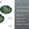 Slytherin 2-Pack Ceramic Coasters image 3
