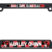 Harley Quinn Black Plastic Open License Plate Frame image 1