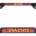 Iowa State Alumni Black License Plate Frame image 1
