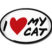 I Love My Cat 3D Decal 2-Pack image 5