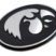 Iowa Matte Chrome Emblem image 2