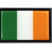 Ireland Flag Black Metal Car Emblem image 1