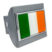 Ireland Chrome Flag Brushed Chrome Hitch Cover image 1