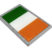 Ireland Flag Chrome Emblem image 3