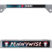 Pennywise Chrome Metal Open Corner License Plate Frame image 1