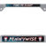 Pennywise IT Movie Shiny Chrome Metal Open Corner License Plate Frame image 1