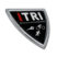 I Triathlon Shield Chrome Emblem image 3