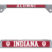 Indiana Alumni Chrome Open License Plate Frame image 1