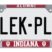 Indiana Alumni Chrome Open License Plate Frame image 2